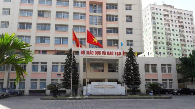 Trụ sở Bộ Giáo dục và Đào tạo tại 35 Đại Cồ Việt, Hà Nội. Ảnh ITN
