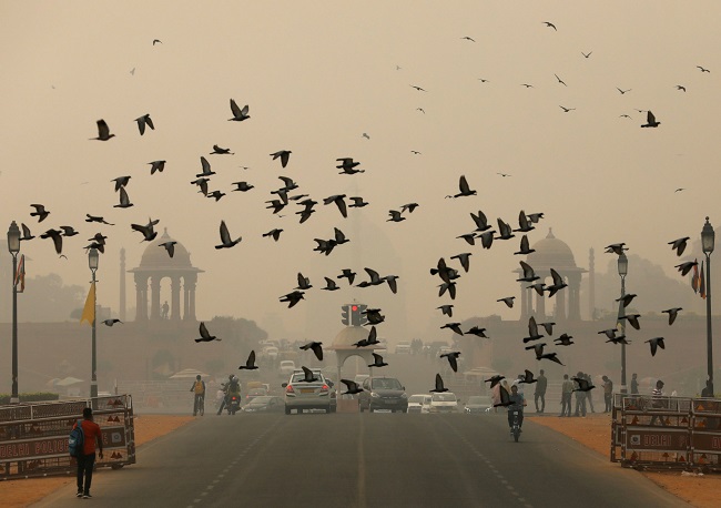 Chất lượng không khí ở New Delhi gần như không xử lý được (Nguồn: The New York Times)
